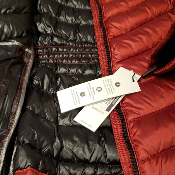 Calvin Klein Plus Size NWT Packable Down Jacket 1X - Picture 8 of 8